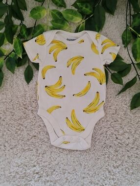 Baby Boy Banana Onesie (3-6 Months)